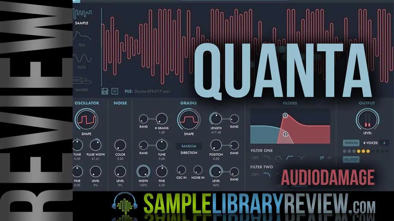 Review Quanta by Audio Damage Sample Library Review
