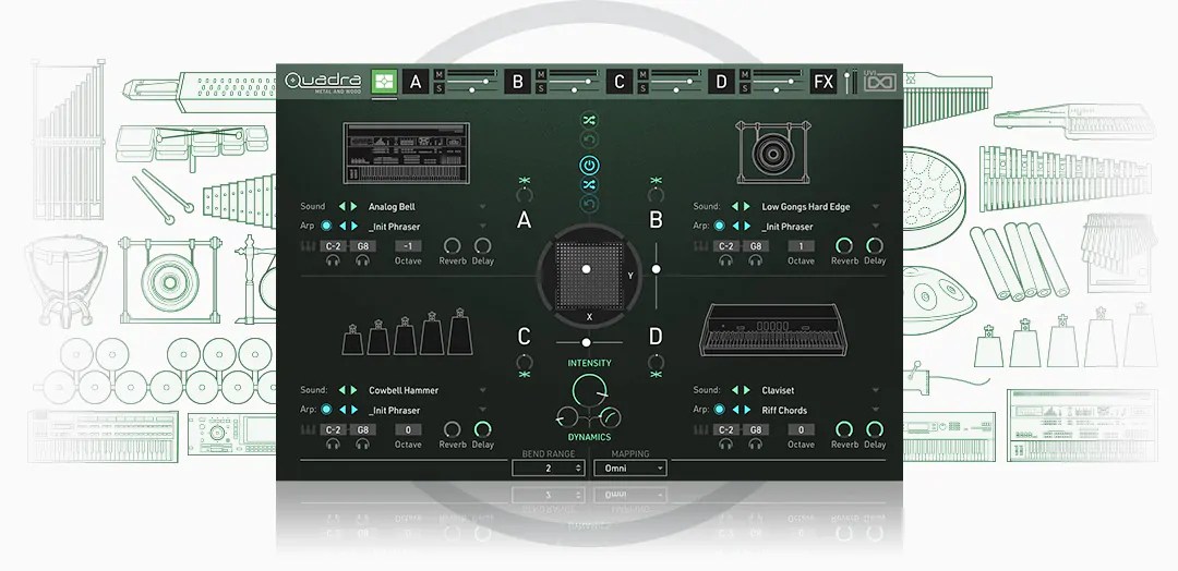 UVI releases Quadra Metal and Wood with Special Intro Offer Sample