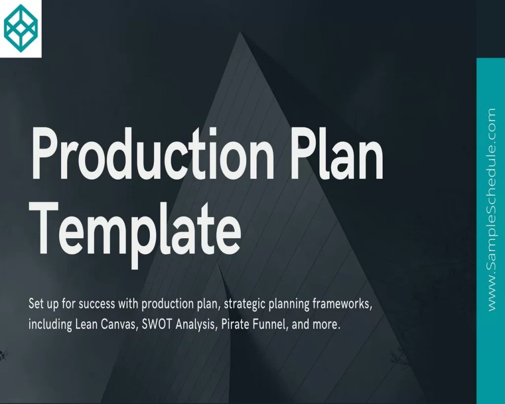 15+ Best Production Plan Template (Excel, Word) sample schedule