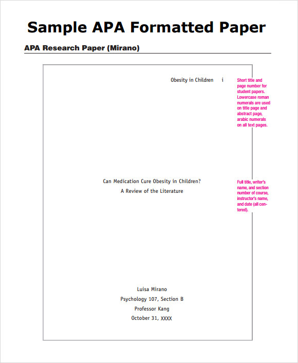 Apa Format 6th Edition Software