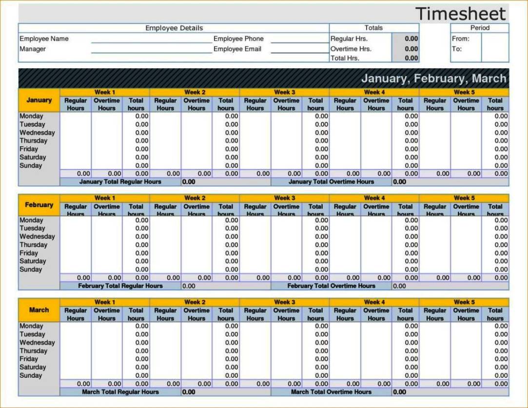 Excel Weekly Timesheet Template With Formulas SampleTemplatess SampleTemplatess