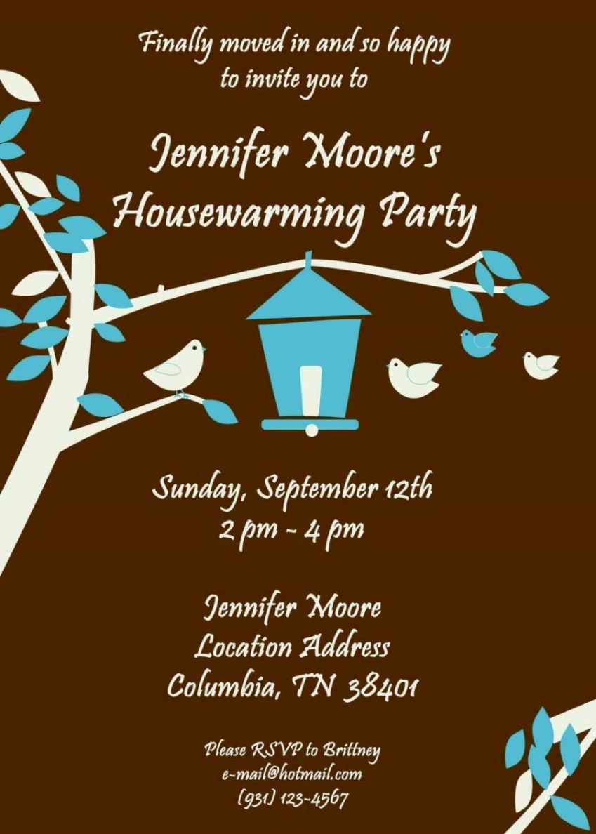 Free Printable Housewarming Invitations Templates SampleTemplatess