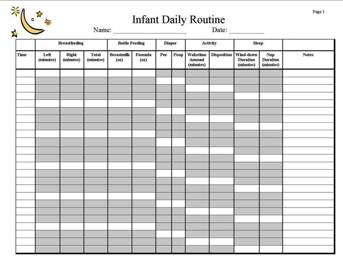 Sleep Log Template SampleTemplatess SampleTemplatess