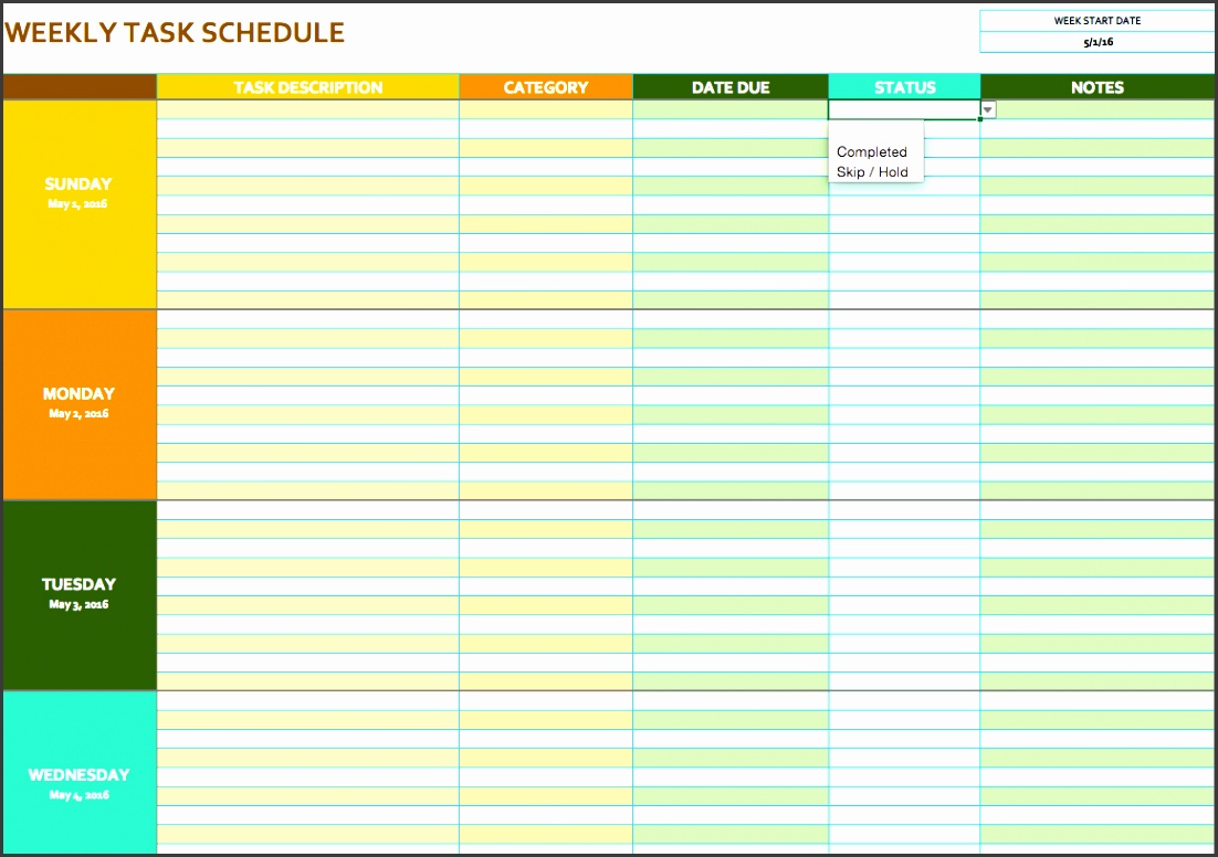 7 Daily Schedule Template for Work SampleTemplatess SampleTemplatess