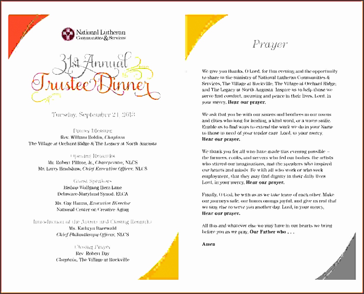 10 event Program Templates SampleTemplatess SampleTemplatess
