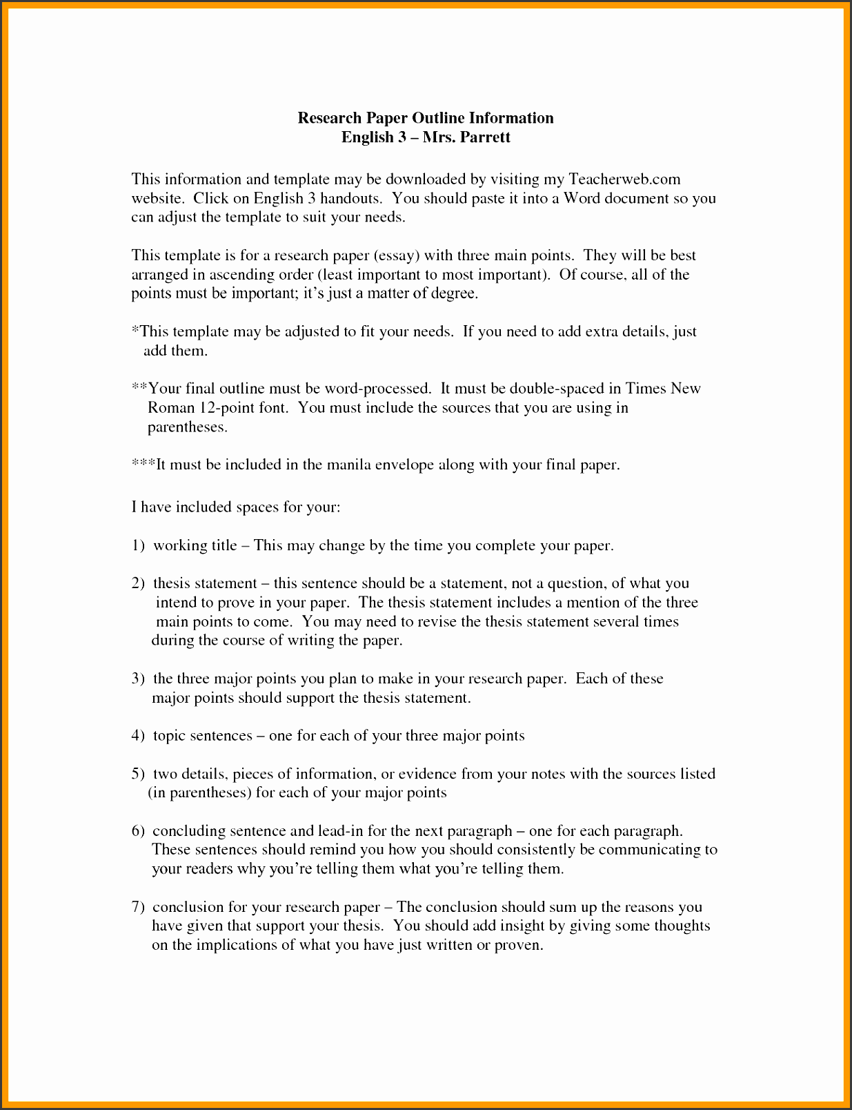 5 How to Make Project Outline SampleTemplatess SampleTemplatess