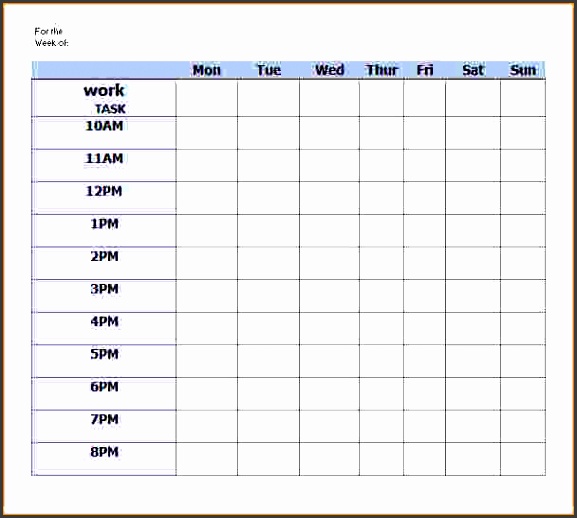10 Class Schedule Maker SampleTemplatess SampleTemplatess