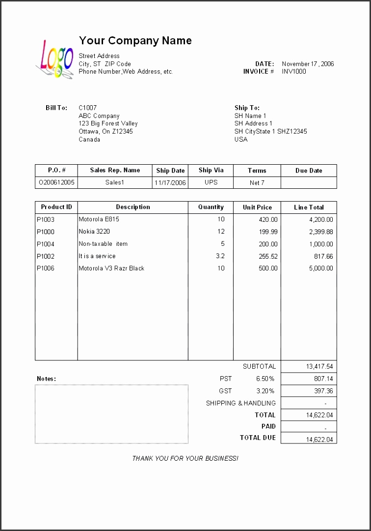 9 Create A Invoice Template SampleTemplatess SampleTemplatess