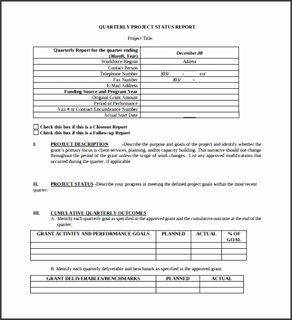 7 End Of Project Report Template SampleTemplatess SampleTemplatess