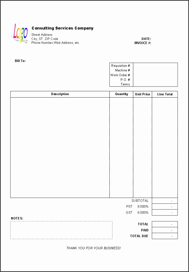 8 Generic Invoice Template SampleTemplatess SampleTemplatess