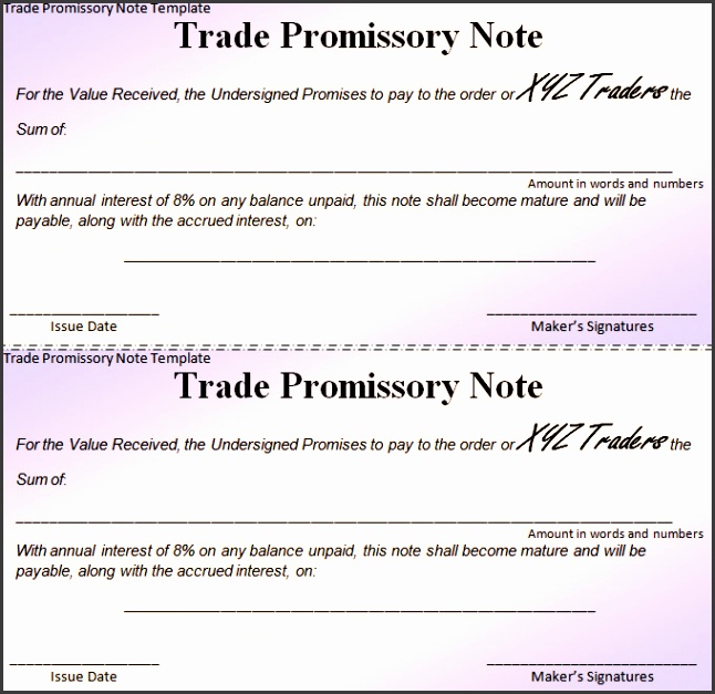 7 Sample Promissory Note Template SampleTemplatess SampleTemplatess