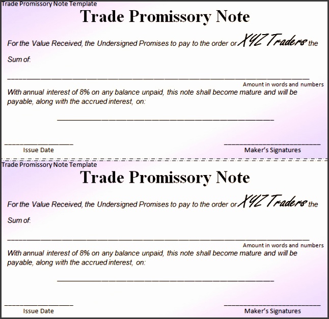 7 Sample Promissory Note Template SampleTemplatess SampleTemplatess