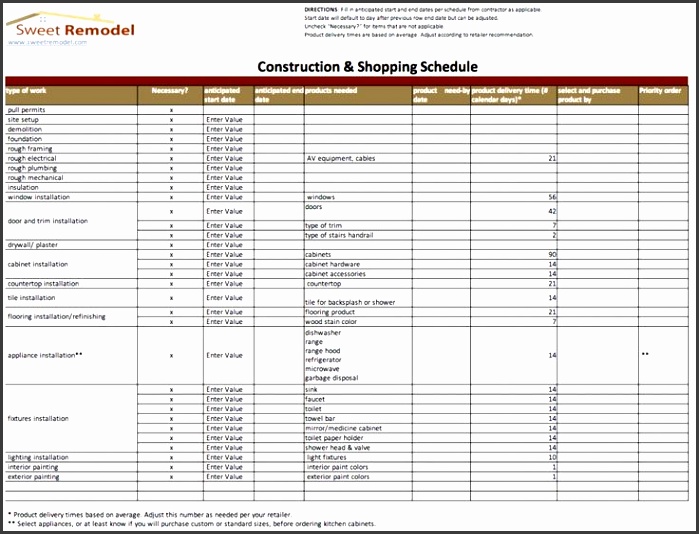 7 Home Construction Checklist Template SampleTemplatess