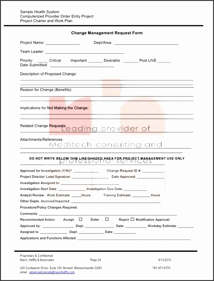 7 System Change Request form Template SampleTemplatess SampleTemplatess