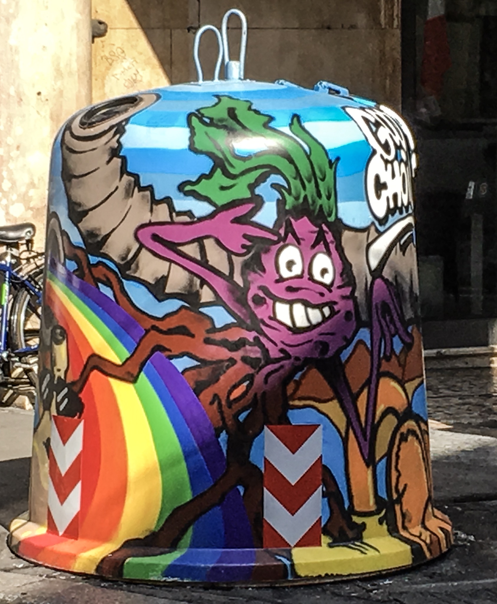 Street art in Bologna Sampling Italy