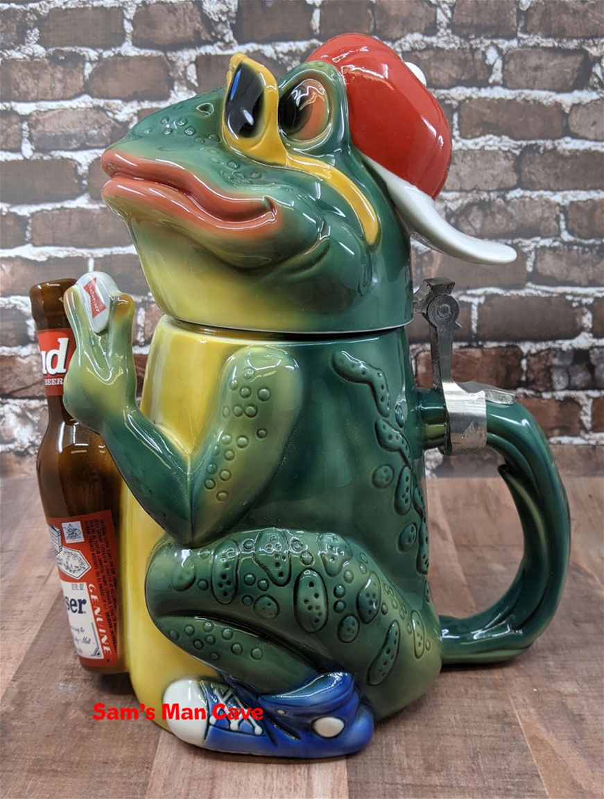 Budweiser Frog Character Stein