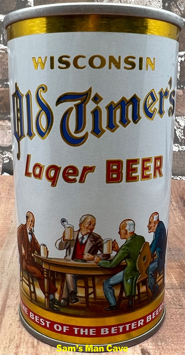 Old Timer's Lager Beer S/S 12 oz Can Walter Eau Claire 54701 Wisconsin