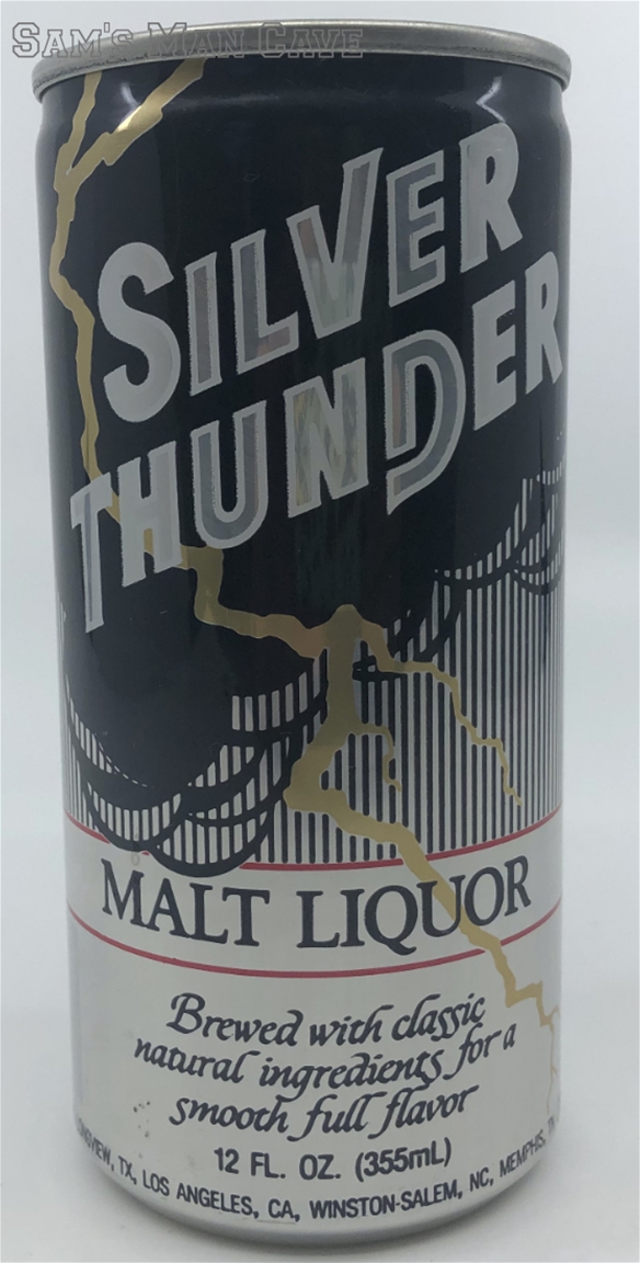Silver Thunder Malt Liquor Can