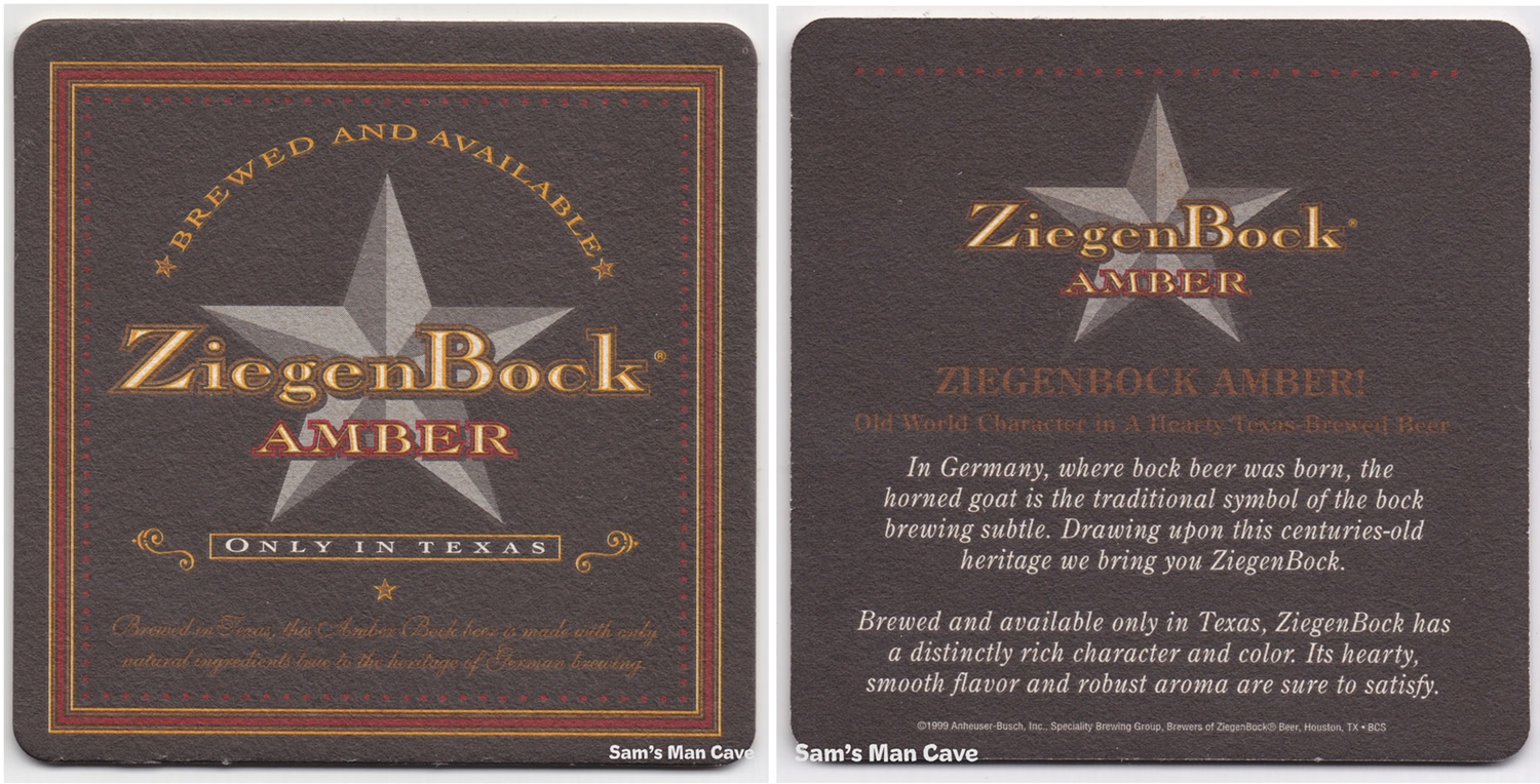 Ziegenbock Amber Beer Coaster
