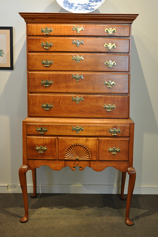 Maple Highboy Samuel Herrup Antiques
