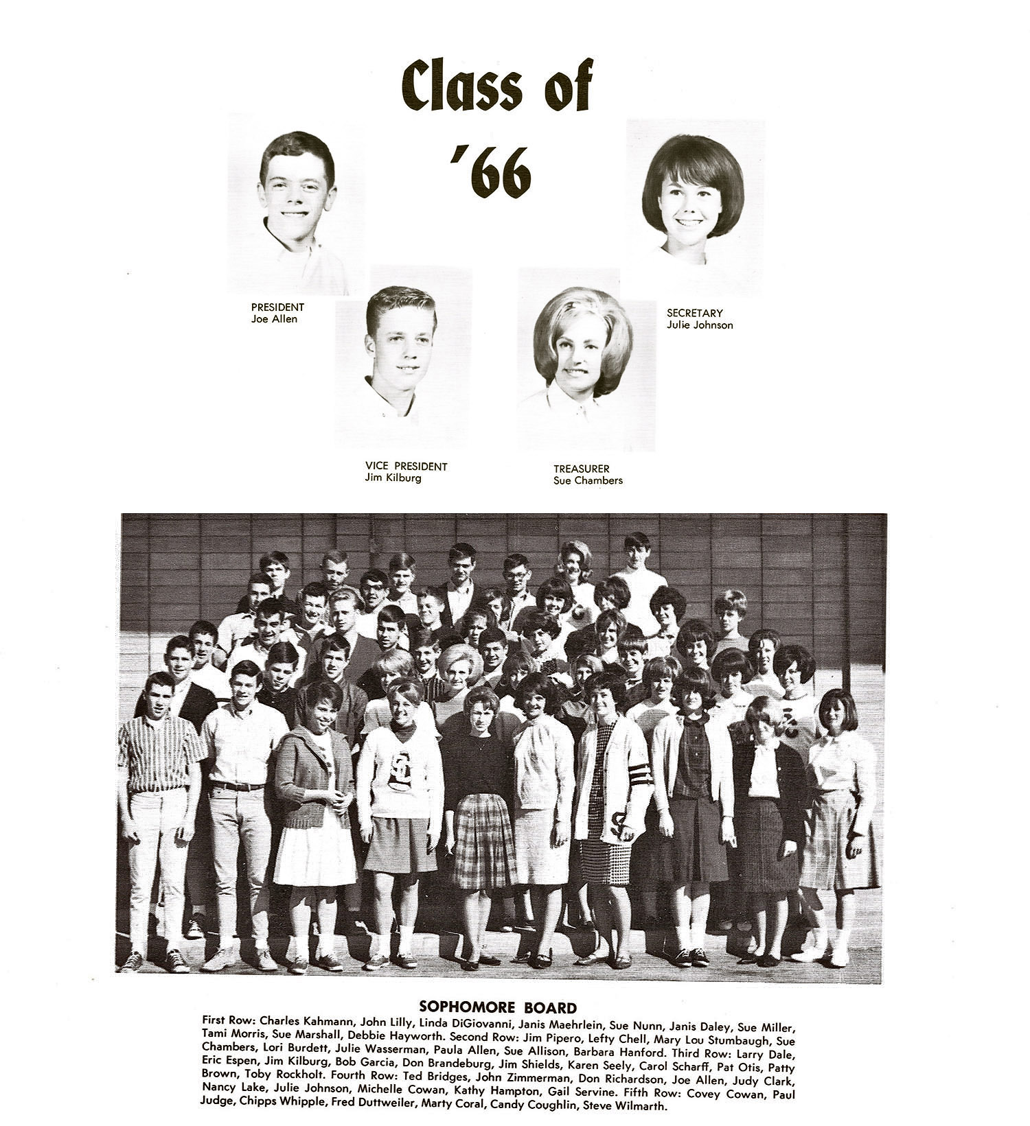 San Carlos High Class of '65, '64 & '63 Yearbooks