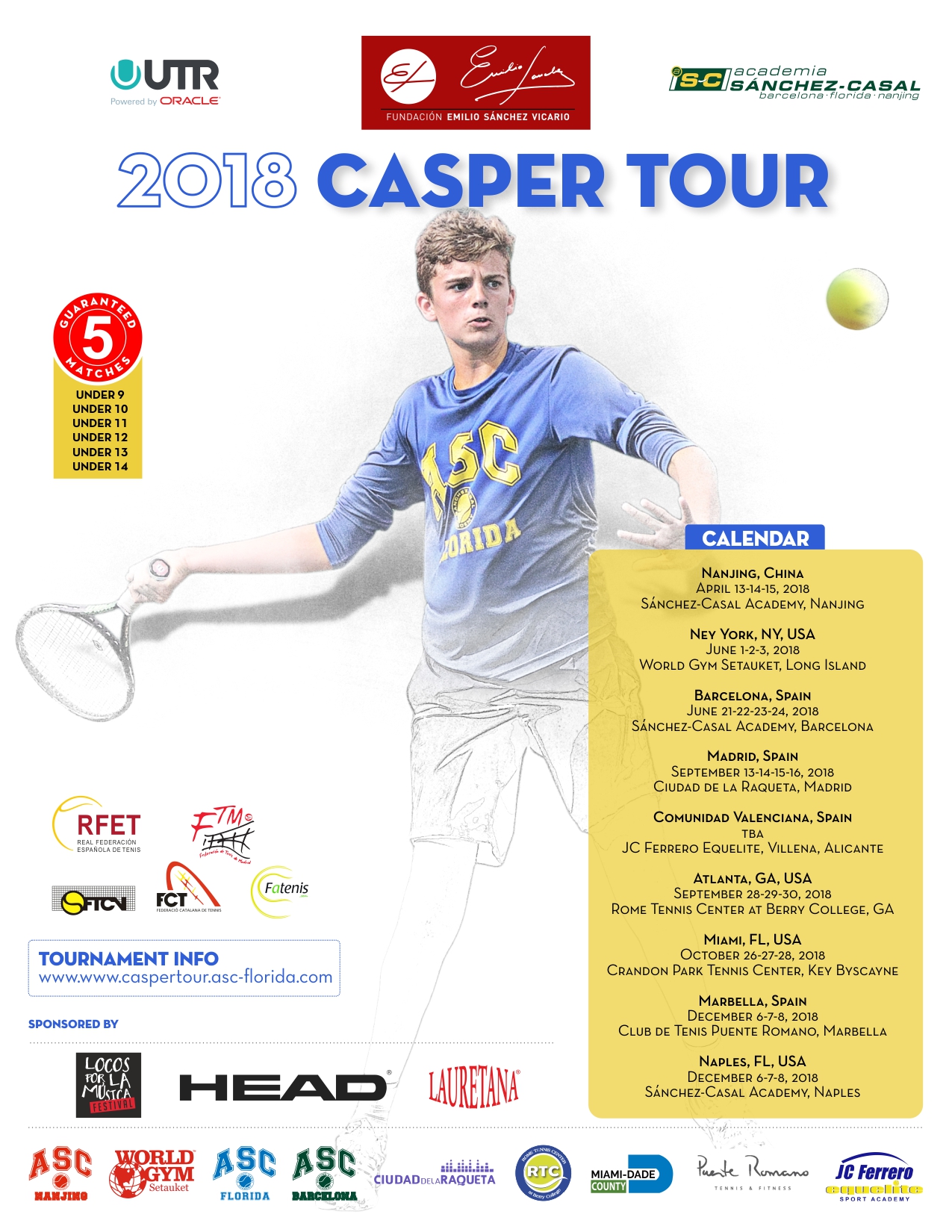 LA CLASIFICACIÓN UTR LLEGA A ESPAÑA DE LA MANO DEL CASPER TOUR The