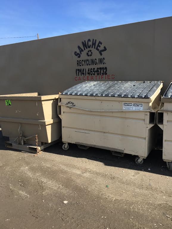 Recycling Centers in Anaheim, Placentia, Corona and Perris CA Sanchez