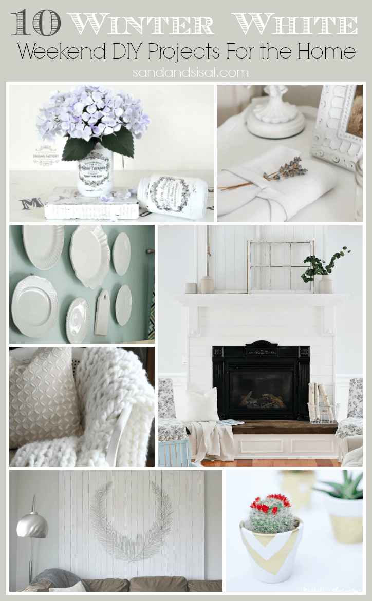 Winter White DIY Projects Sand and Sisal