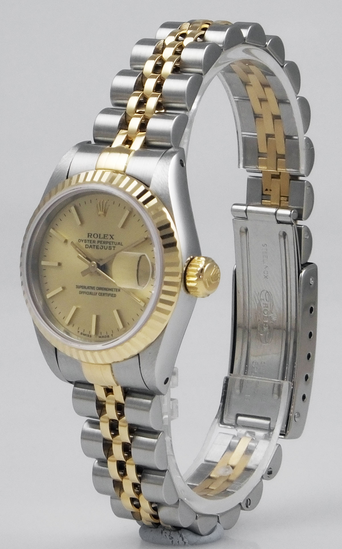 Ladies Rolex Oyster Perpetual DateJust 18K/SS Champagne Dial (1983)