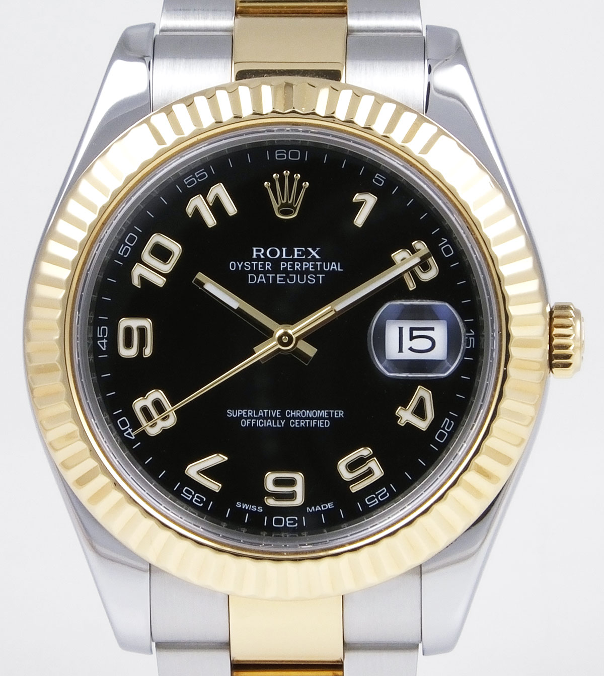 Rolex Oyster Perpetual DateJust II 41mm 116333 Black Numbered Dial B
