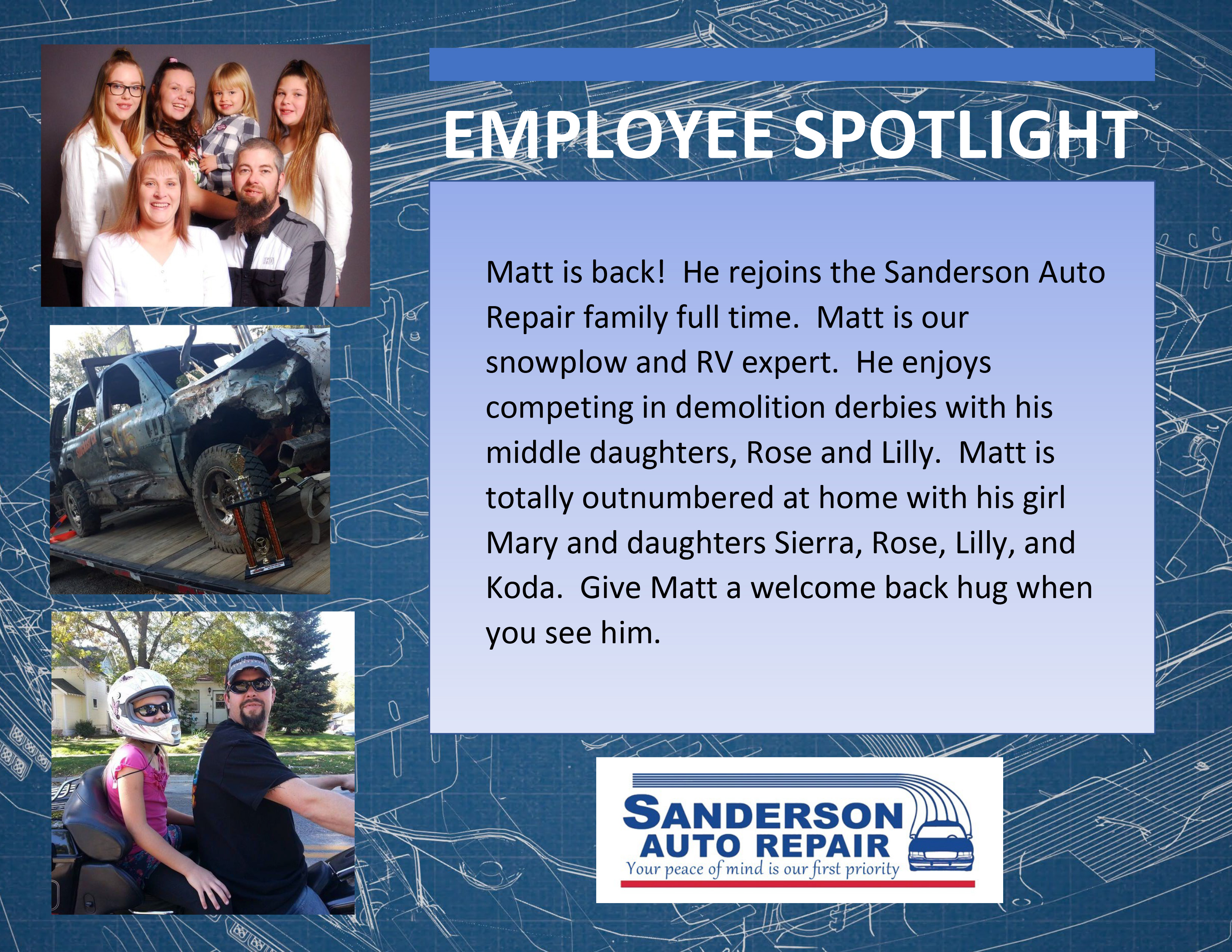 Meet The Team Sanderson Auto Repair