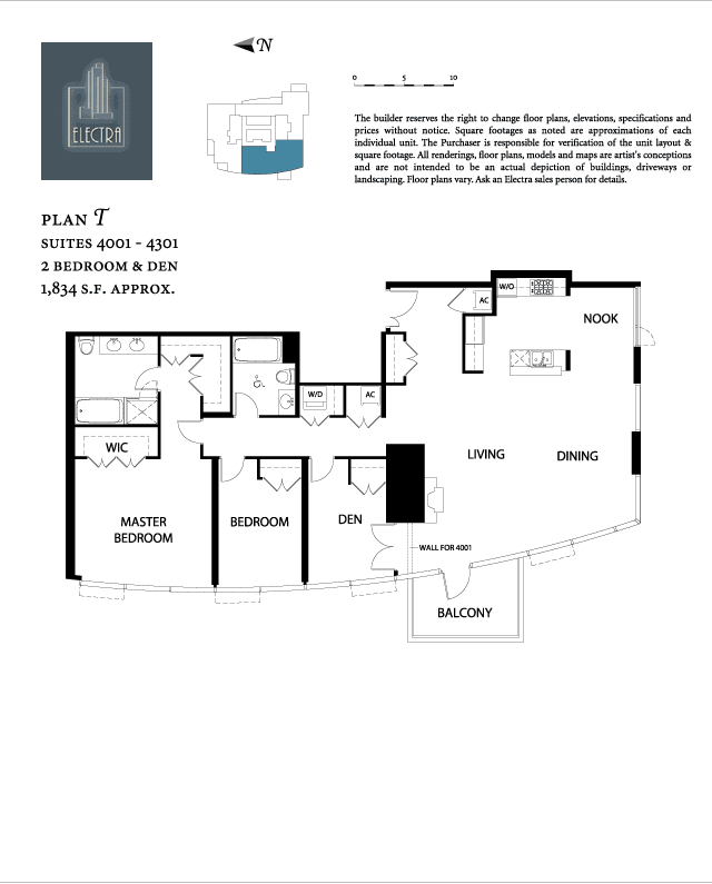 Electra Floor Plan T San Diego Downtown Communities