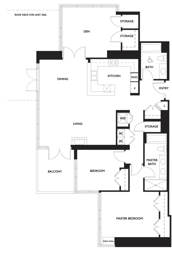 The Grande Floor Plan NTA4 San Diego Downtown Communities
