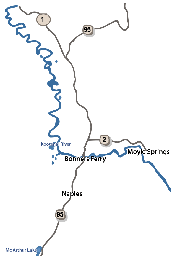 Bonners Ferry Idaho Map Bonners Ferry, Idaho Photos, Information And History