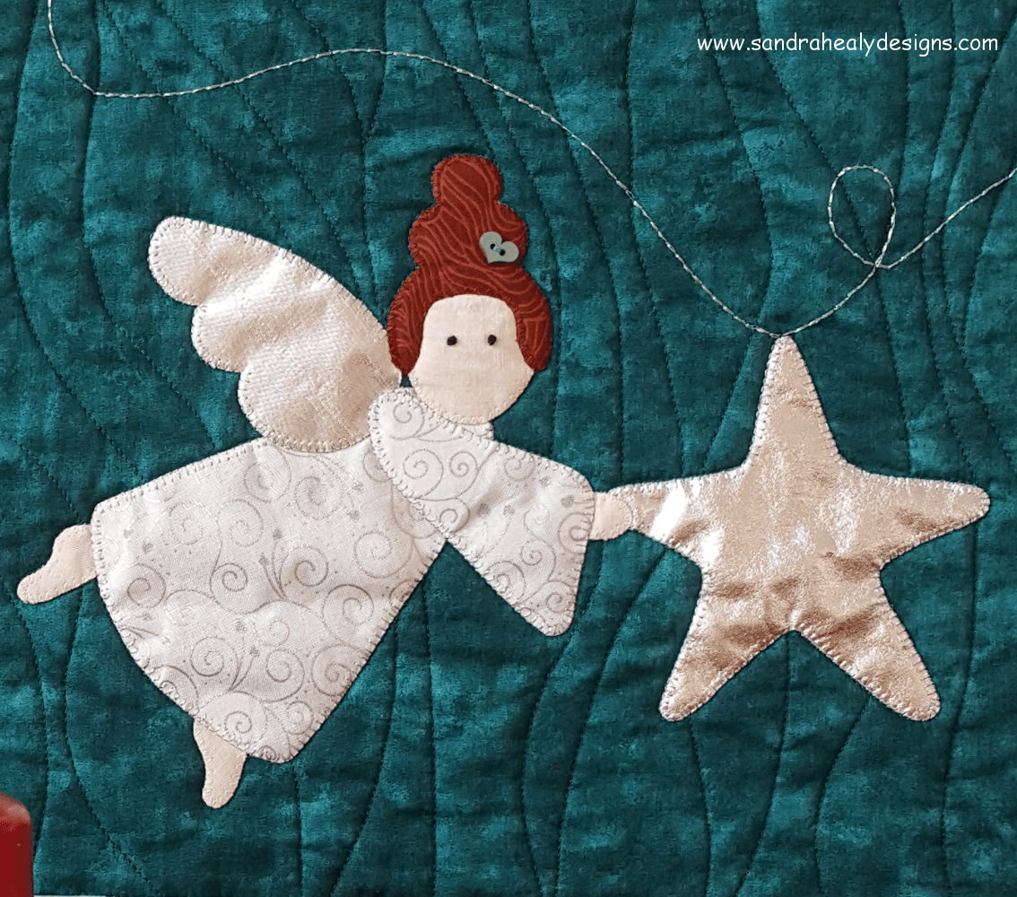 Oops! Christmas Angel Quilt Pattern Sandra Healy Designs Quilt
