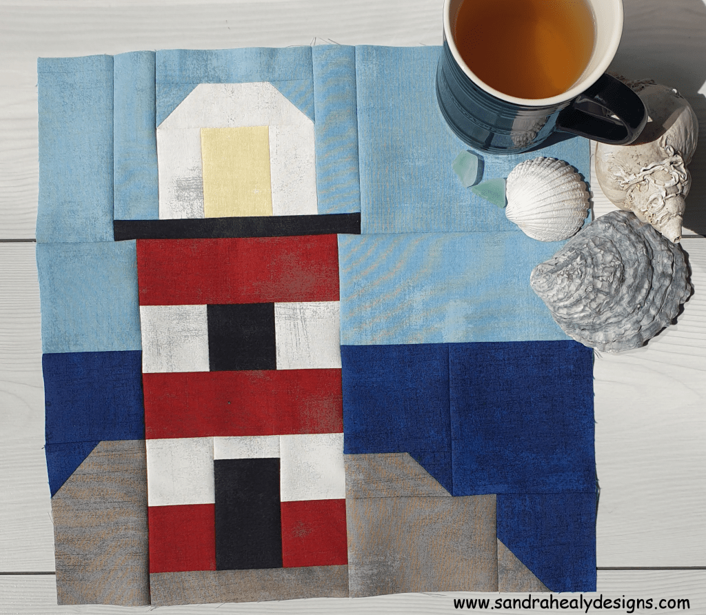 Lighthouse Quilt Block Sandra Healy Designs Quilt Pattern Designer