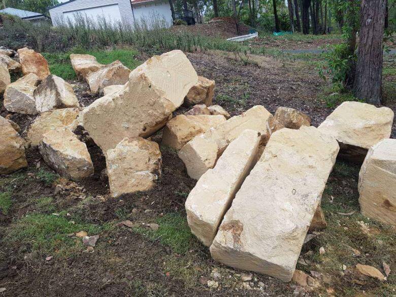 Sandstone Blocks & Boulders Call 0431 285 425