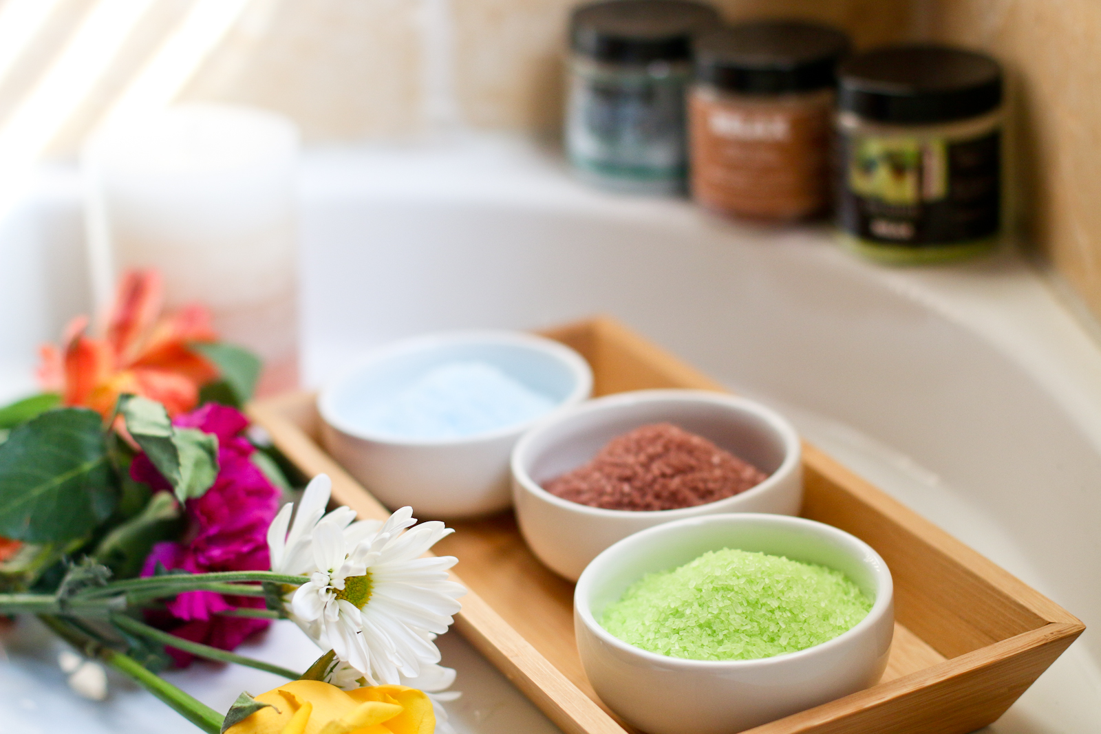 How to set up the perfect spa bath at home! SandyALaMode