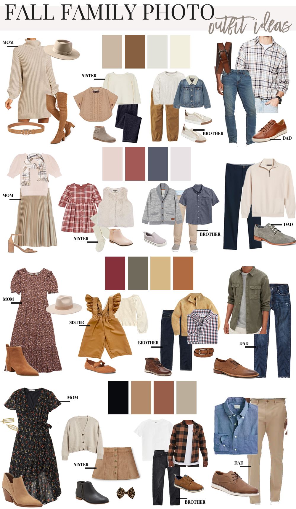 Fall Family Pictures Outfits
