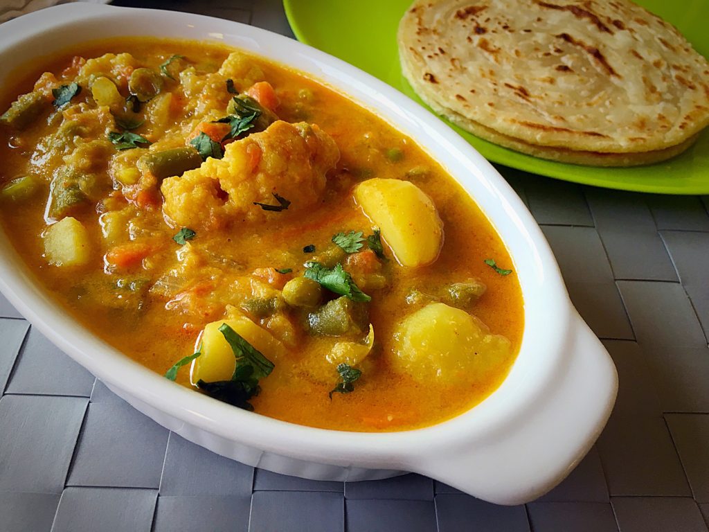 Vegetable kurma, Hotel style veg kurma recipe, How to make vegetable