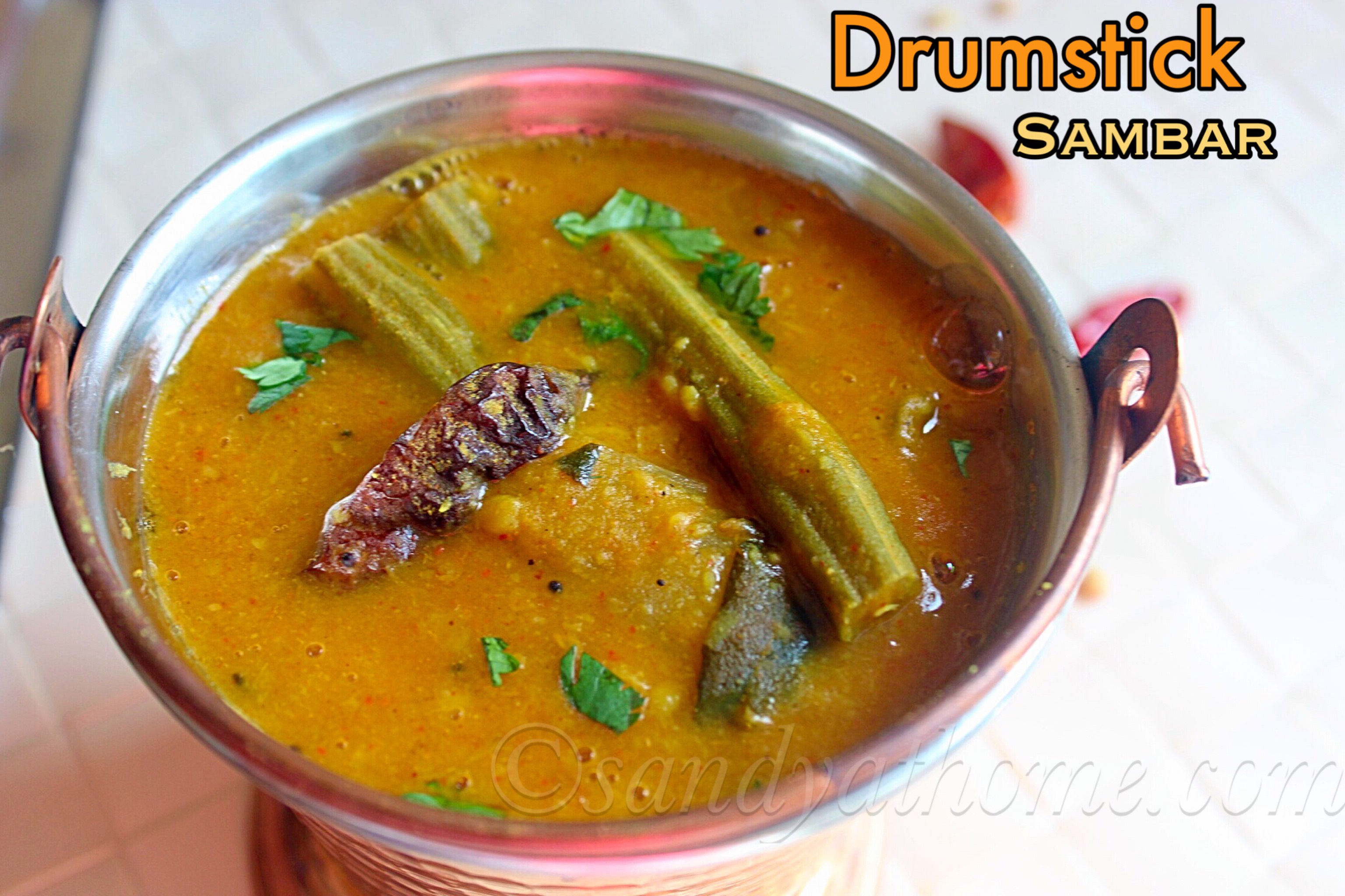 drumstick sambar Sandhya's recipes