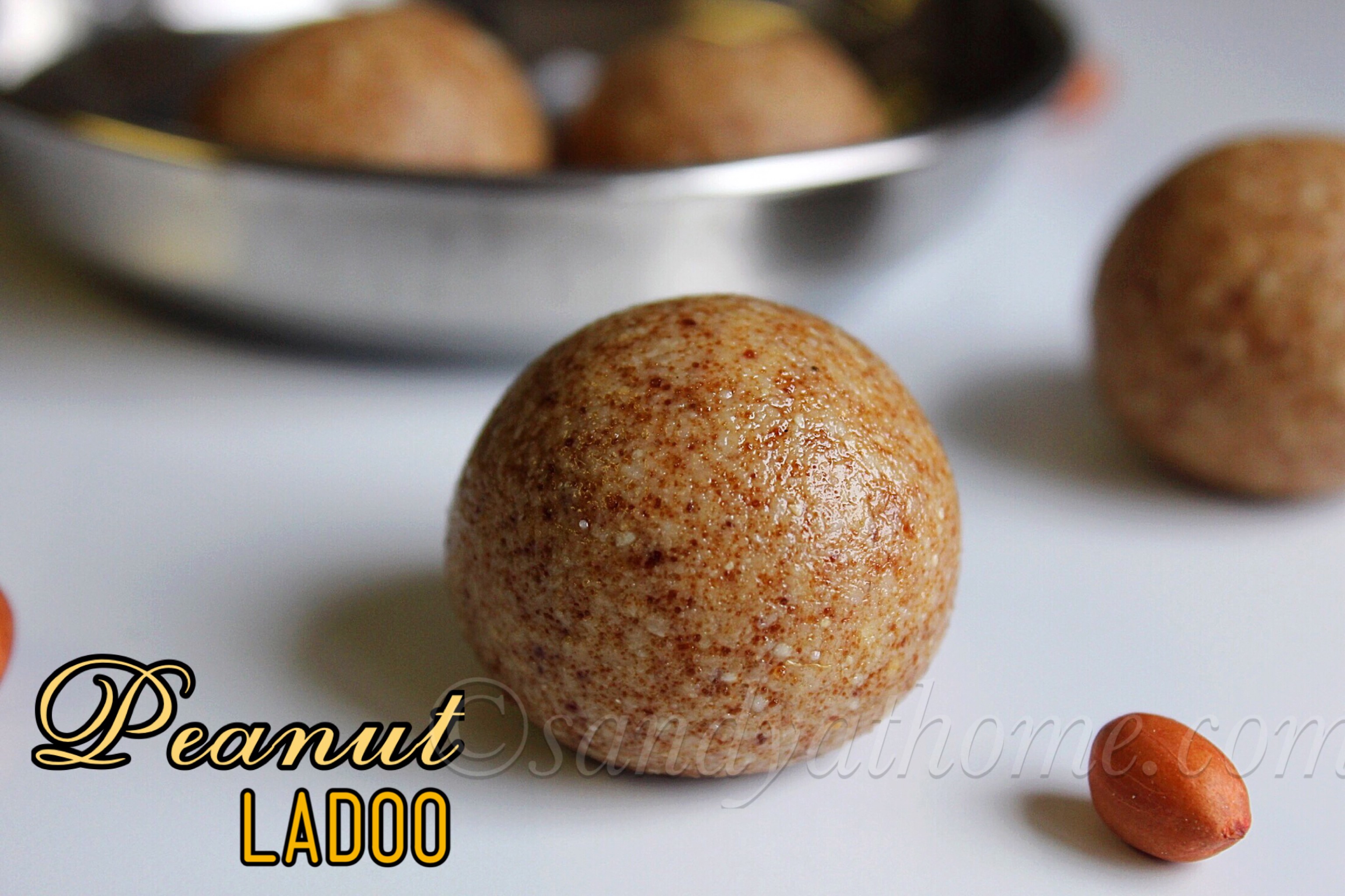 Peanut ladoo recipe, Groundnut laddu recipe Sandhya's recipes