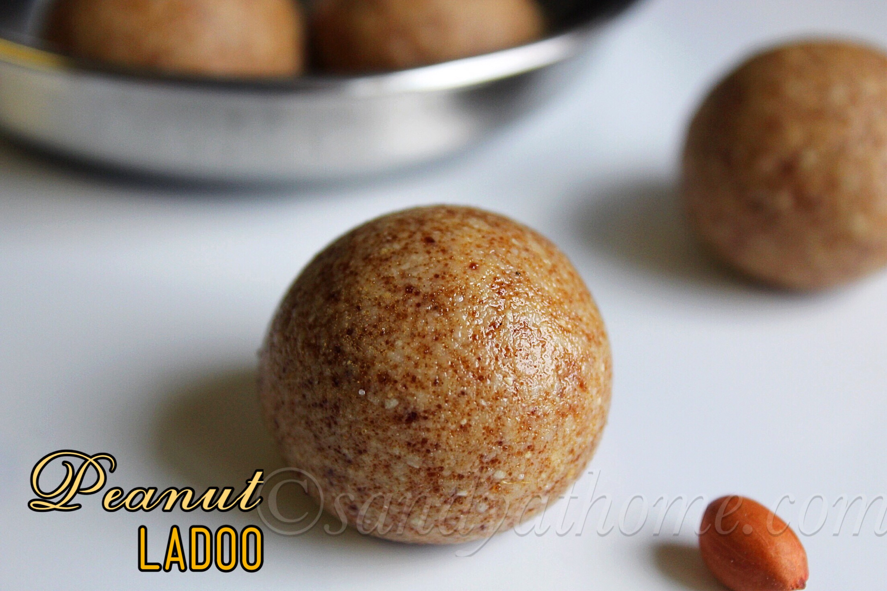 peanut ladoo Sandhya's recipes
