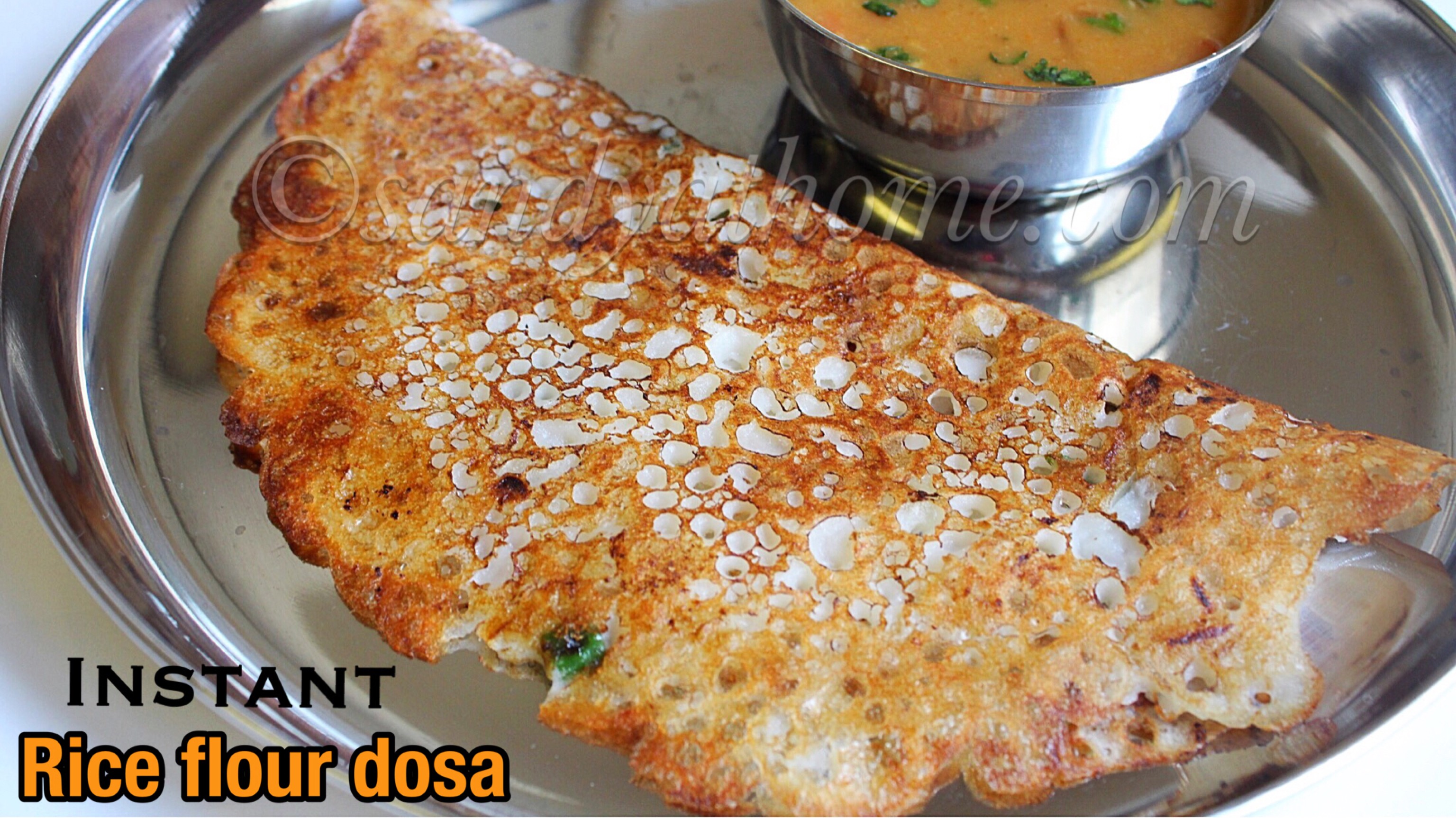 rice flour dosa Sandhya's recipes