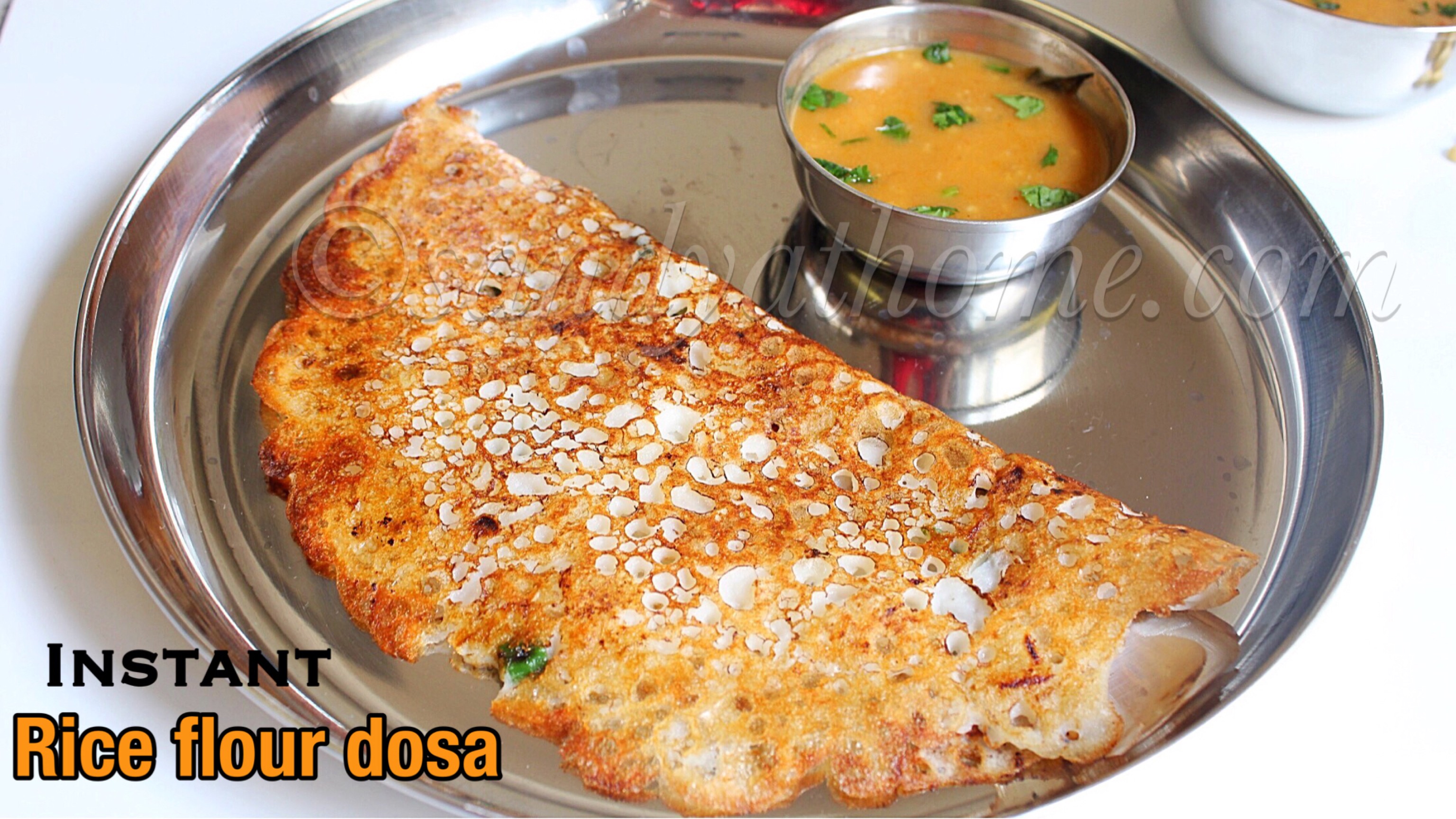 rice flour dosa Sandhya's recipes
