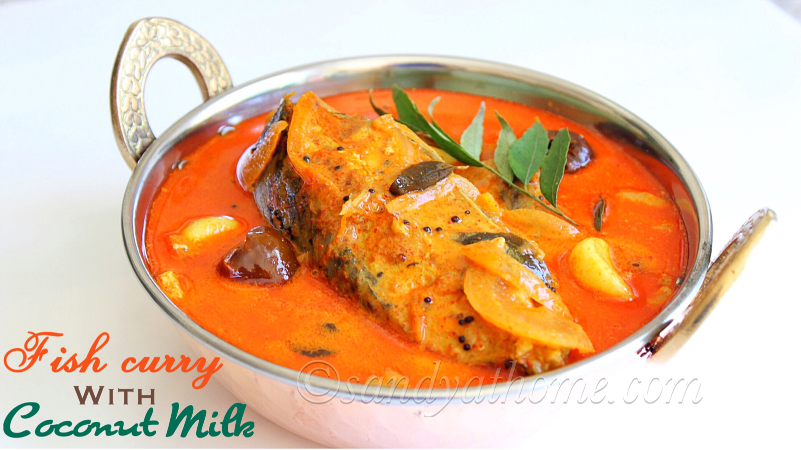 Fish curry with coconut milk, Thengai paal meen kuzhambu, Meen kuzhambu