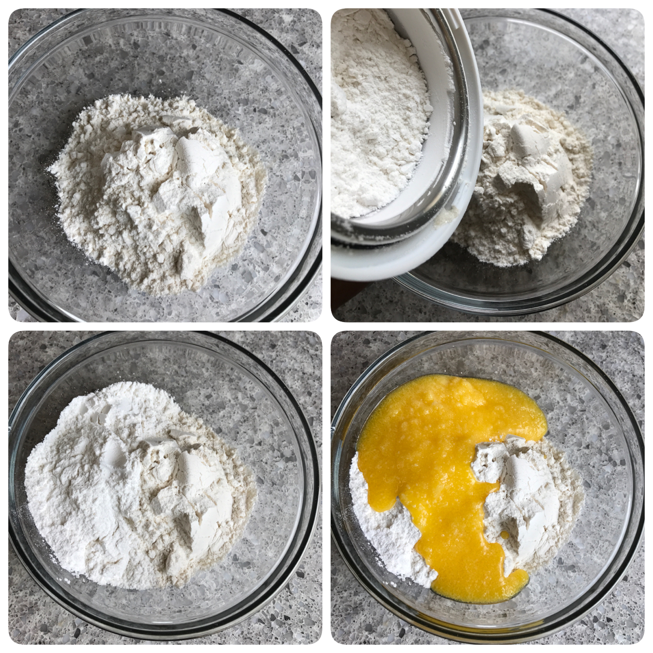 Eggless Ghee biscuits, Eggless Ghee cookies, 3 ingredient cookies