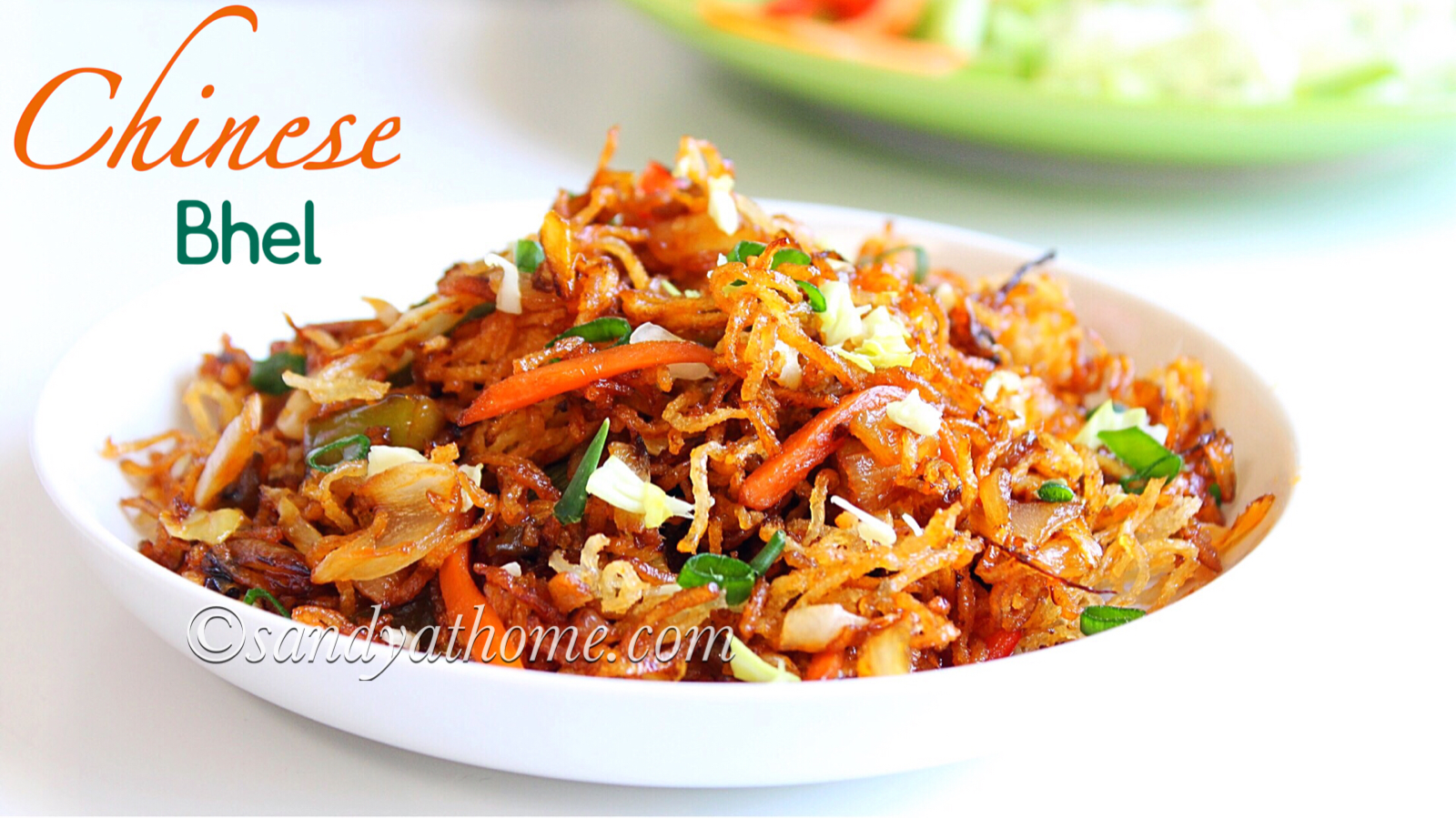 Chinese bhel recipe, How to make Chinese bhel Sandy home