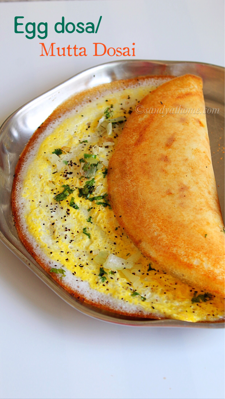 Egg dosa recipe, Mutta dosai, How to make egg dosa Sandhya's recipes