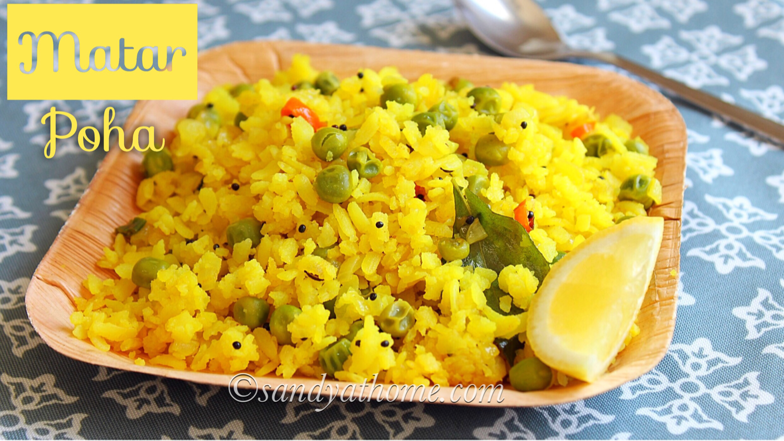 Matar poha recipe, Green pea poha recipe Sandhya's recipes